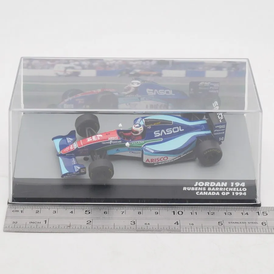 

Diecast Ixo 1:43 Scale 194 RUBENS BARRICHELLO 1994 F1 Racing Alloy Car Model