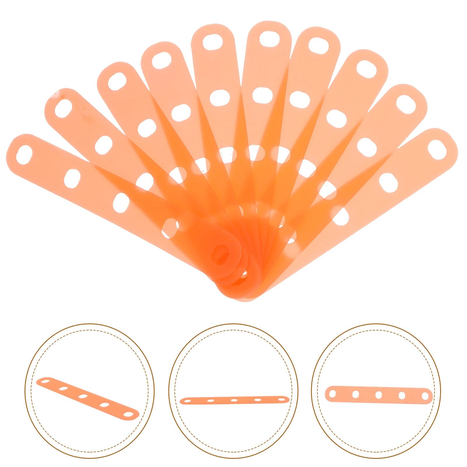 

20 Pcs Perm Rubber Band Silicone Bands for Women Curlers Rod Roller Strap Hair Curling Tools Silica Gel Flexible Rods