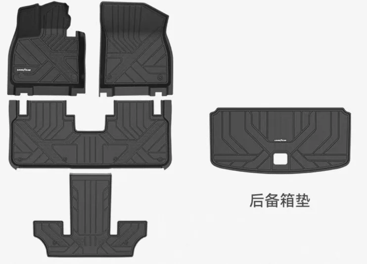 

TPE Car Floor Mats Are Suitable For The Updated Lixiang L6L7L8L9i8i6 Trunk Mat Accessories
