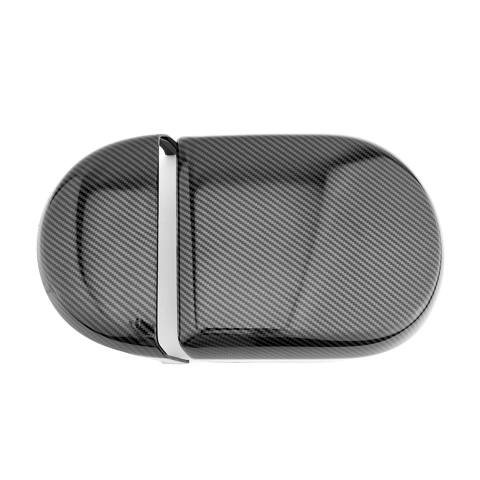 Carbon Fiber Style Central Armrest Pad ABS Decoration Cap Cover For Hyundai IONIQ 5 N 2024 LHD RHD