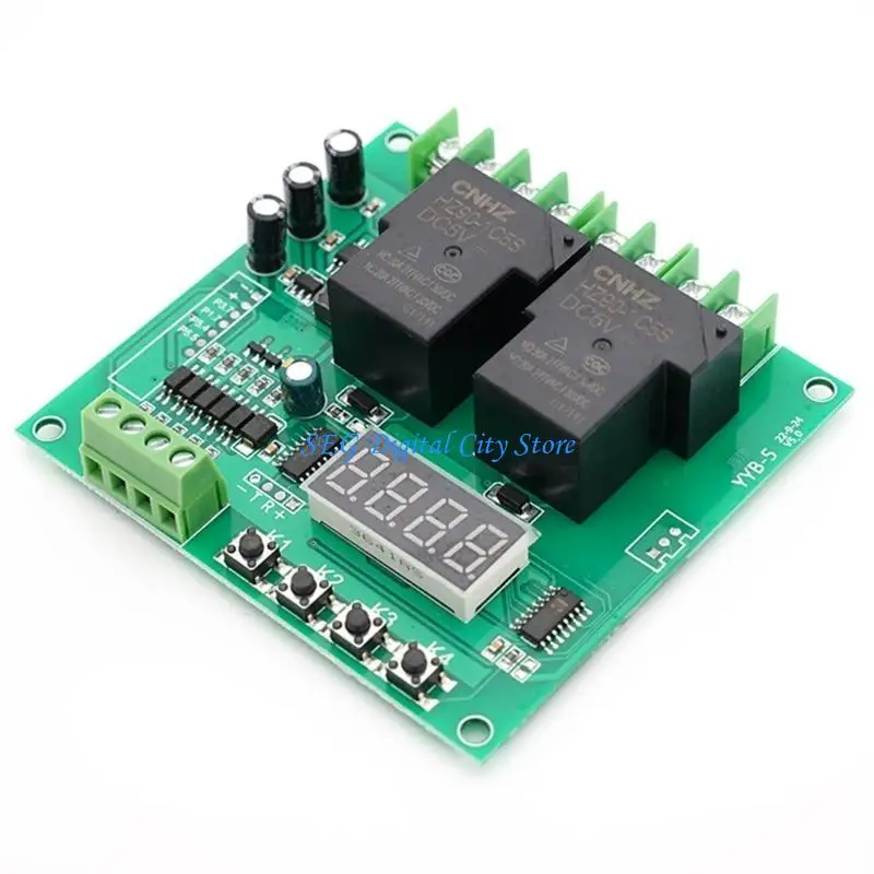 

U75B YYB-5 12V 24V Motor Forward Reverse Control Board 2 Channel Relays Delay Timing
