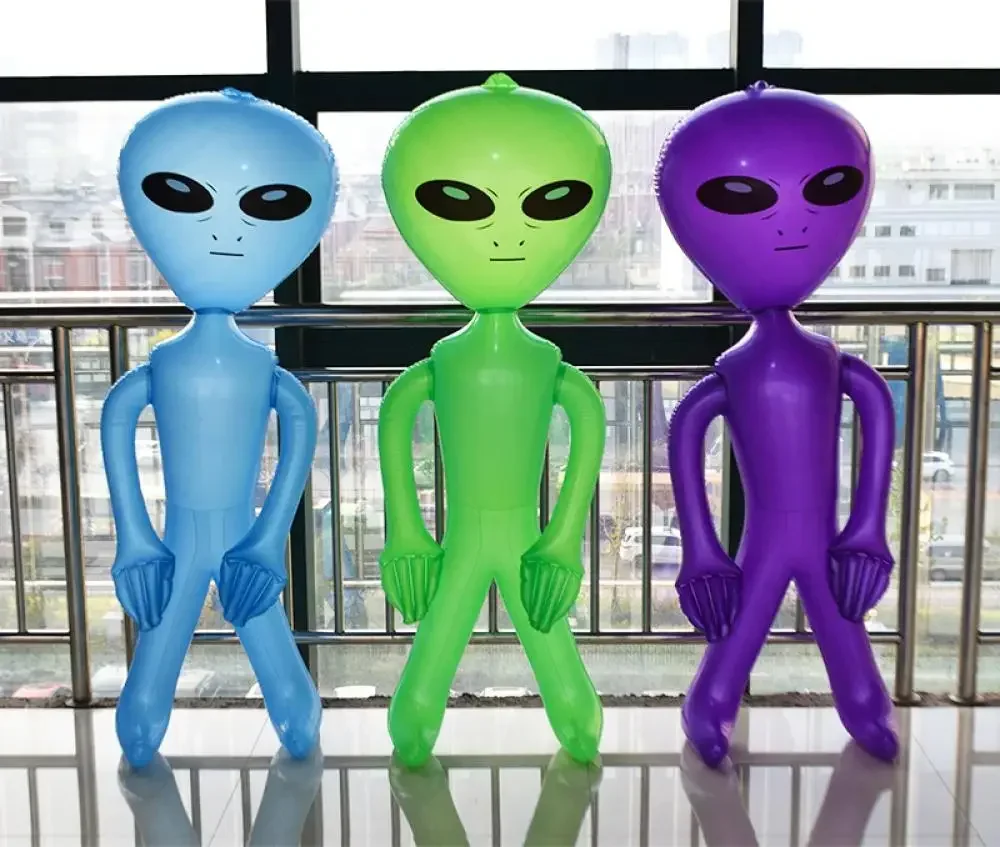 Pvc Inflatable Alien Model Movable Props Halloween Style Model Party Supplies Inflatable Model for Festival Bar Halloween