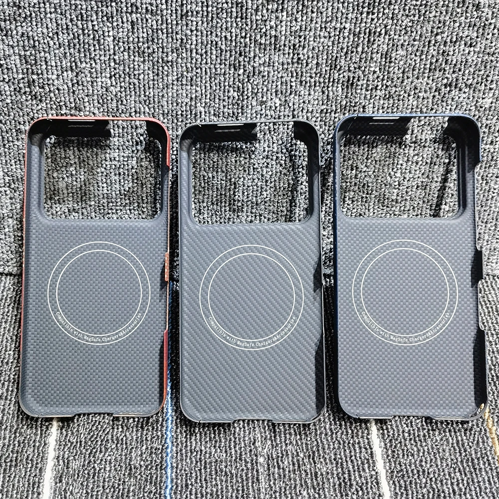 100% Real Genuine Carbon Fiber Aramid Magnetic Case For Honor Robot Phone For Magsafe Magnets Shell