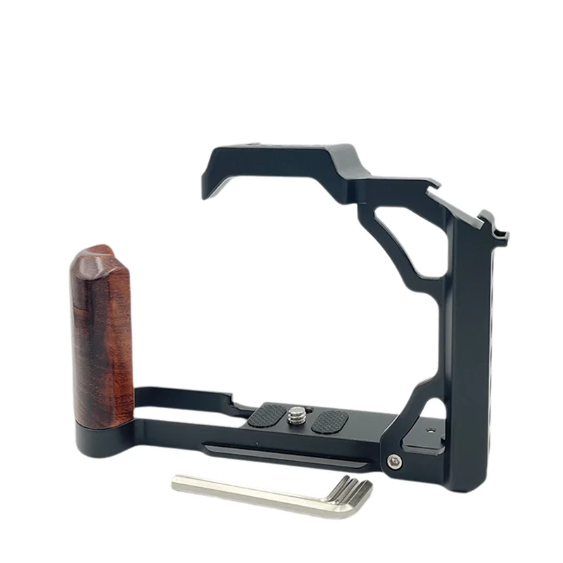 

A32T-Wood Handle Aluminum Alloy Camera Cage Stabilizer Rig For Nikon ZFC Cameras