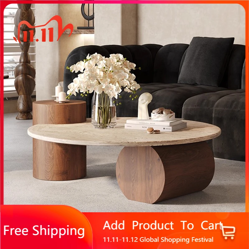 

Exterior European Coffee Table Decor Japanese Minimalist Nordic Coffee Table Vintage Hotel Mesa De Centro Sala Home Furniture