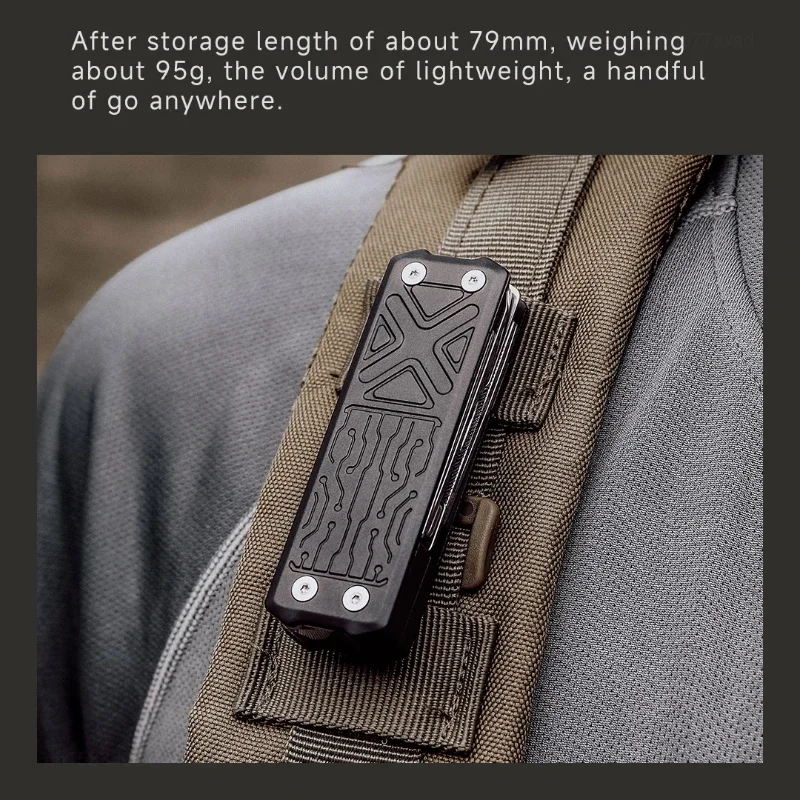 Xiaomi Newest NexTool E1 Pocket Multitool 10 in 1 EDC Multi Functional Tools Replaceable Carving Knifes Folding Scissors Home