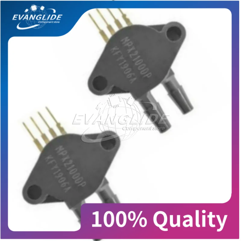 1 PCS MPX2100DP 0Kpa~1bar 10V Pressure sensor, air pressure microprocessor