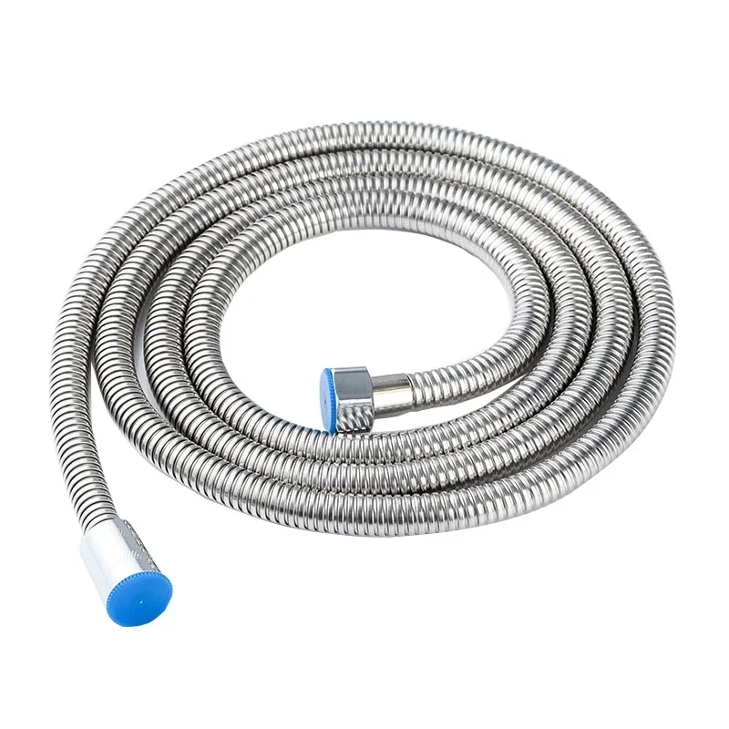 1.5m 2m Flexible Stainless Steel Plumbing Hose Shower Head Tube 1-2m Bath Accessories Water heater household plumbing