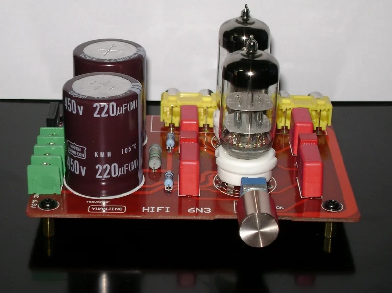 6N3 electronic tube preamplifier finished board (excluding transformer)