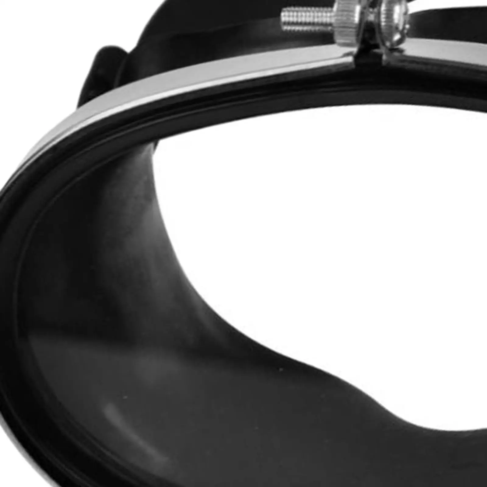 Diving Scuba Diving & Spearfishing Anti-Fog Goggles Glasses with Silic Strap for Adult Black