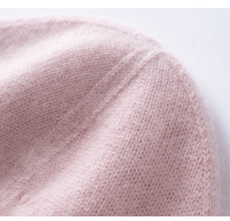 100% Kaschmir Kinder Hut Herbst Winter Koreanischen Stil Gestrickte Baby Nette Wolle Hut Gehörschutz Kopf Hut Jungen und Mädchen hut – Detail 15