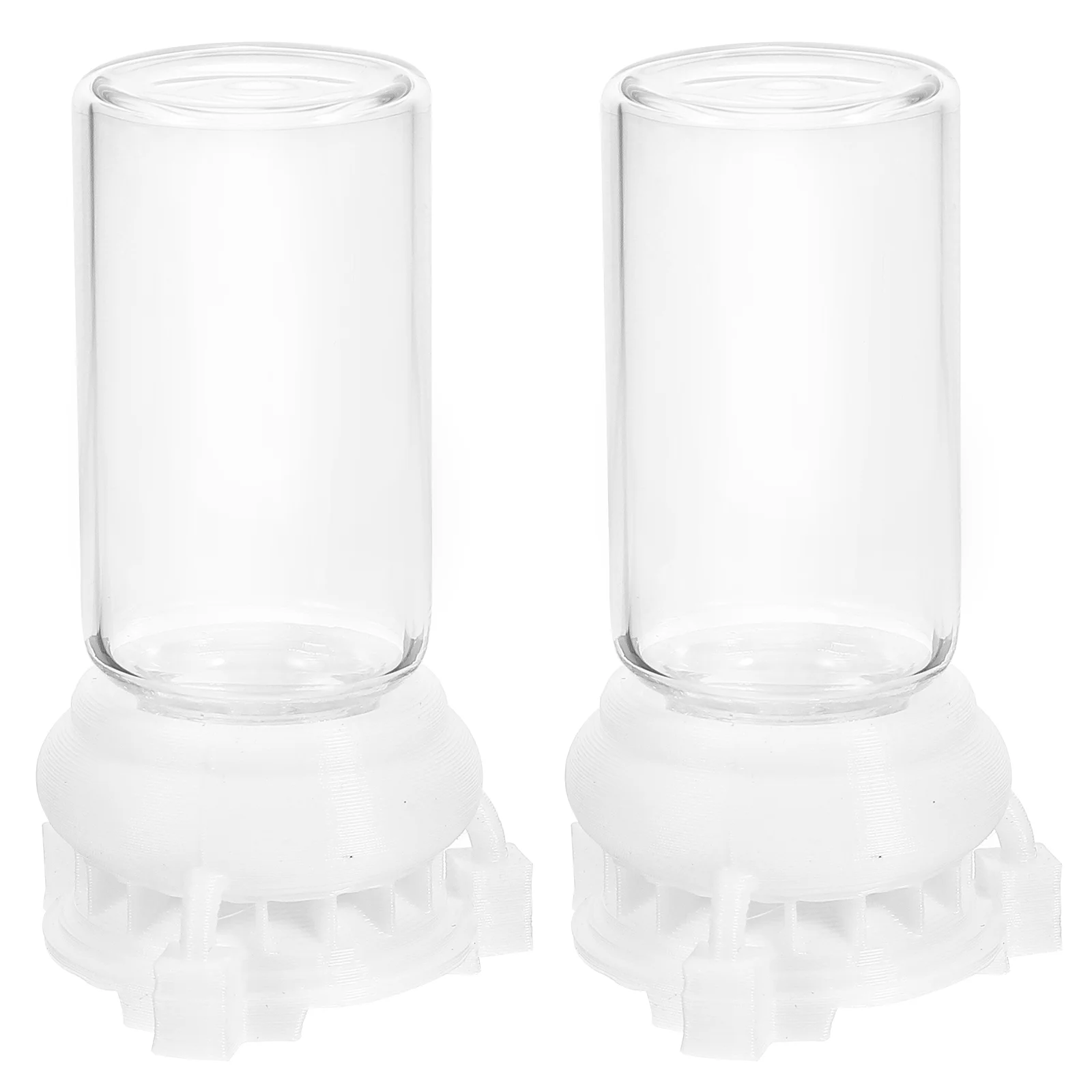 

2 Pcs Acrylic Ant Water Feeder for Houses Nest Cup Hummingbird Feeders Cups Garden Waterer Bottle Pet Dispenser Feeding