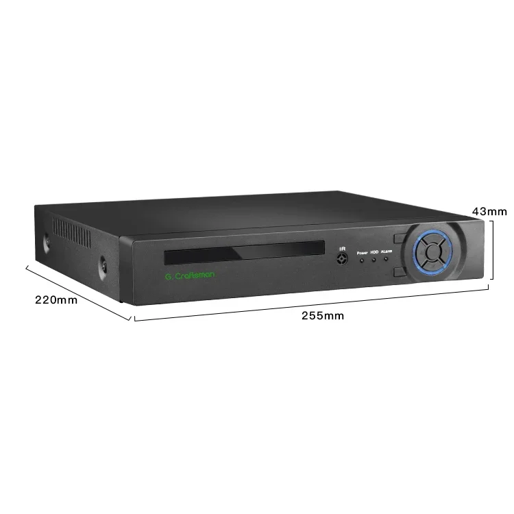 GX-N8010H1 G.Craftsman Hot Sale Economical Cheaper Good Quality 10 Channel NVR with XMEYE NETIP ON-VIF Protocol for IP Camera