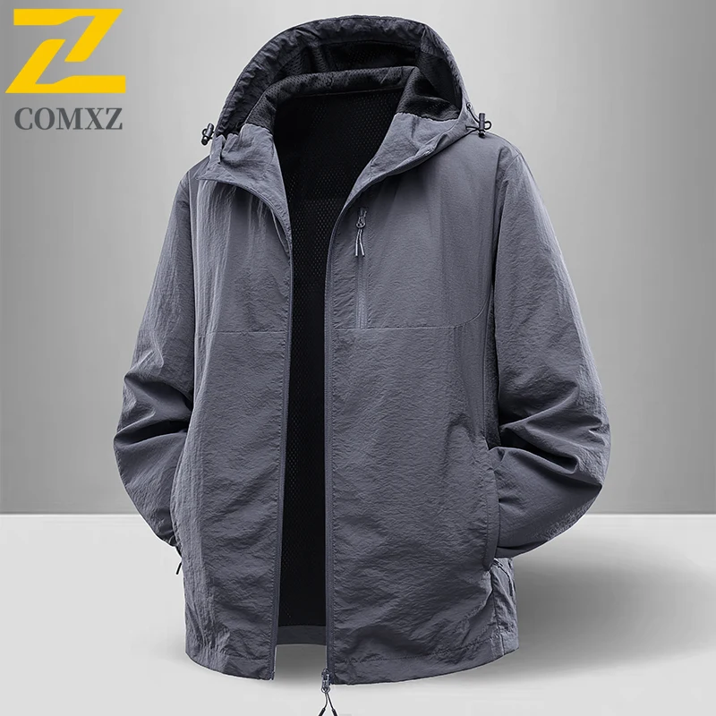 

2026 New Summer Anti UV Jacket Men Camping Trekking Fishing Sun Protective Clothes Outdoor Sport Windbreaker Lightweight Coat