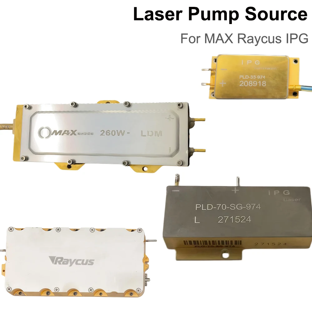QDHWOEL Original MAX Raycus IPG Fiber Laser Pump Source Diode 120W 250W 290W 380W for Generator Repair