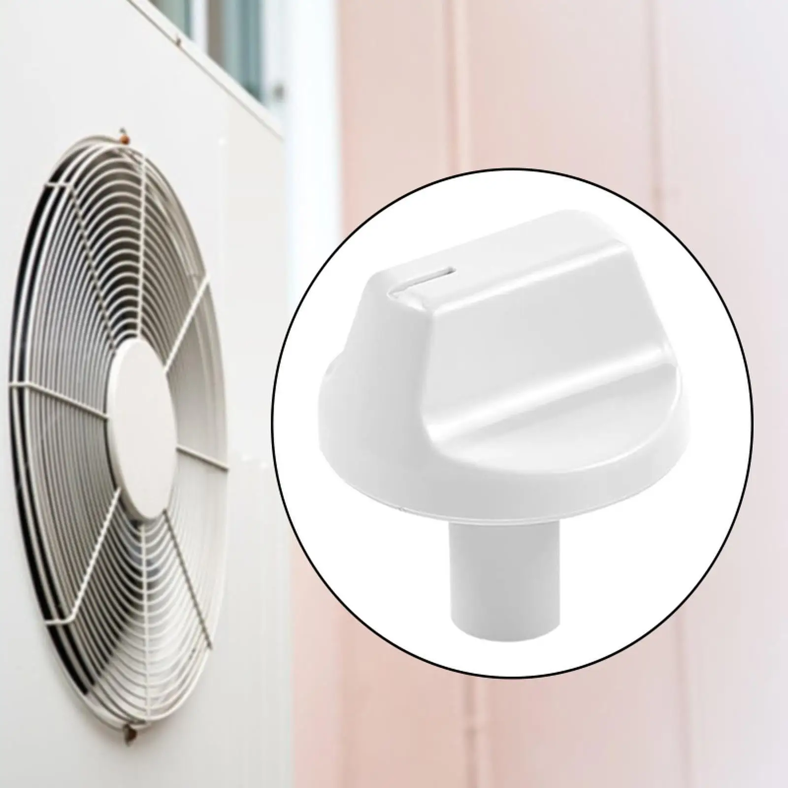 Wj12x24802 Easily Install Cooling System Knob Stable Sturdy Air Conditioning Knob for Qhu05lyq1 Ahec05acq1 Ahv05lyq1 Ahec05acw1