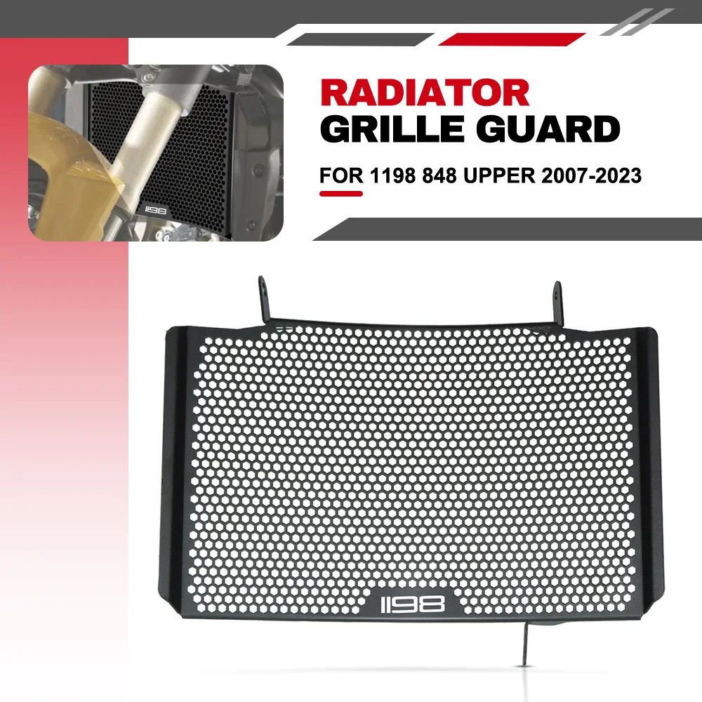 

Radiator Guard Grille Cover Protector Grill For Ducati 1198 848 Upper 2007 2008 2009 2010 2011 2012 2023 Motorcycle Accessories