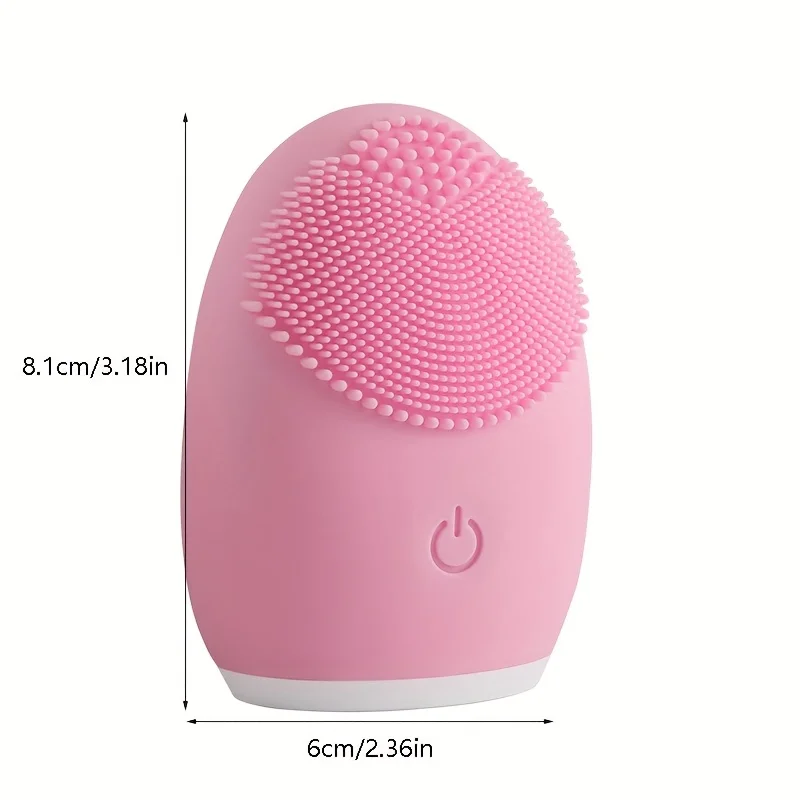 الكهربائية سيليكون منظف للوجه مدلك العناية بالبشرة جهاز تدليك جهاز تجميل الاهتزاز تنظيف المسام الخليط المقدمة الذاتية #5