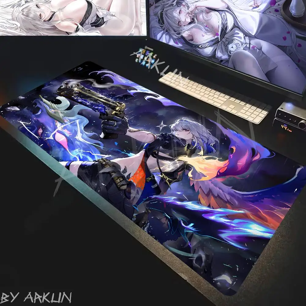 

Galbrena Wuthering Waves Gaming Mouse Pad Large Keyboard Pad Xll Carpet Computer Table Surface For Accessories Xl Ped Mauspad