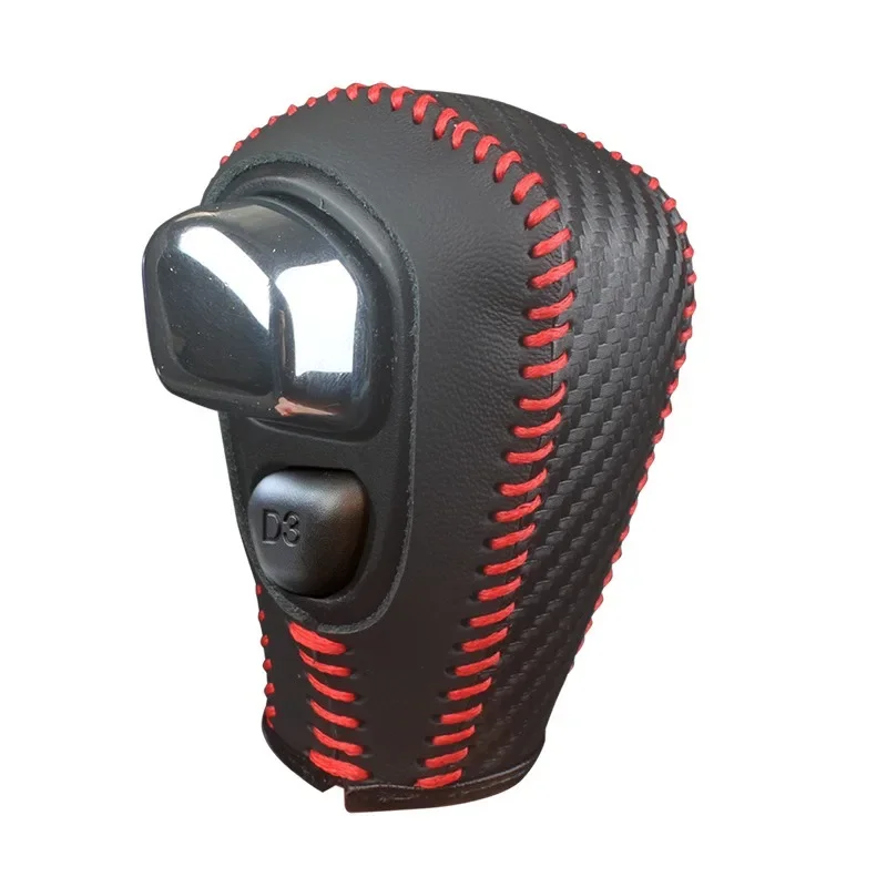 

For 2012-2014 Honda Old CRV Automatic Cover Leather Handle Gear Shift Collars Carbon Fiber Leather Available Colors