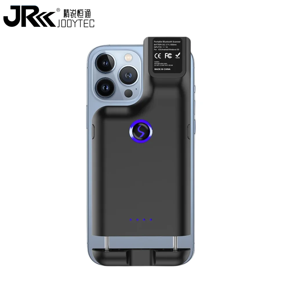 

JR Barcode Scanner Wireless 2D 1D Bluetooth Phone Clip Portable Reader HC-101DC