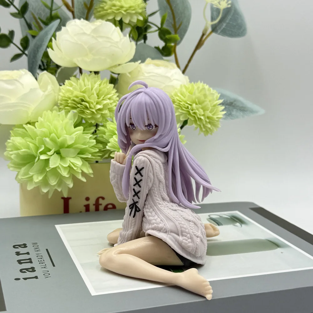 2026 Anime Hatsune Miku Anime figure Pink dress Sitting posture PVC model action toys Cherry pink cherry blossom decorationgifts