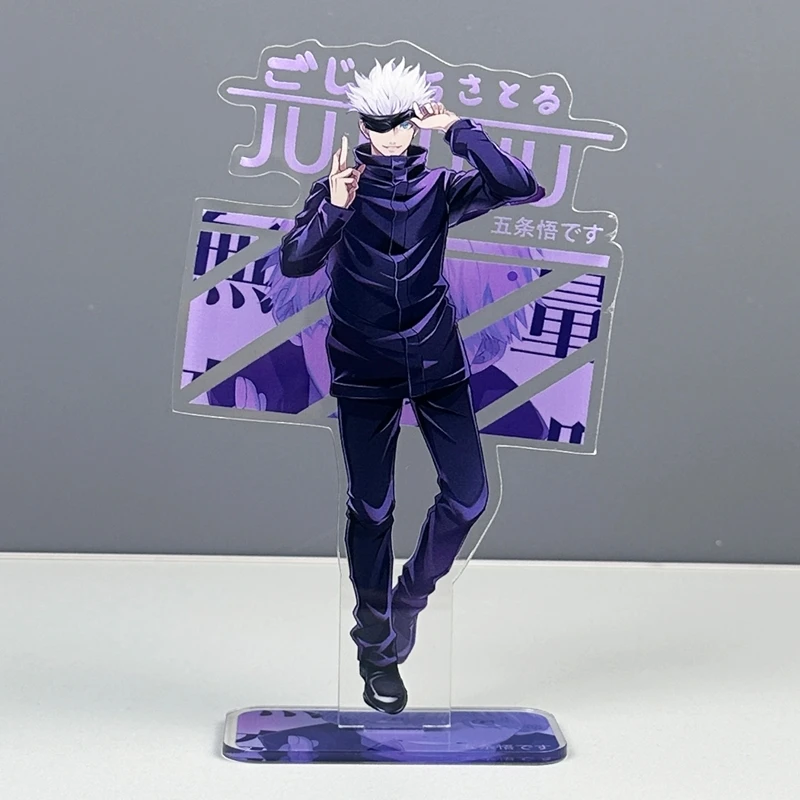 

Anime Jujutsu Kaisen Itadori Yuji Fushiguro Megumi Satoru Gojo Zenin Maki Cosplay Acrylic Standing Sign Desktop Ornament Cartoon