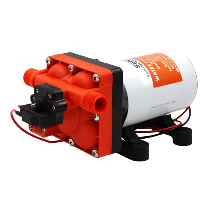 12V/24V Micro Self-priming Diaphragm Booster Pump RV Pump Electric Hydraulic Pump Yacht Water Pump High Pressure Water Pump