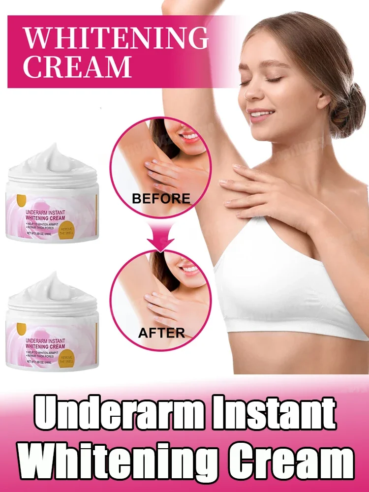 Whitening Cream for Dark Skin Armpit Lightening Intimate Areas Underarm Body Skin Care