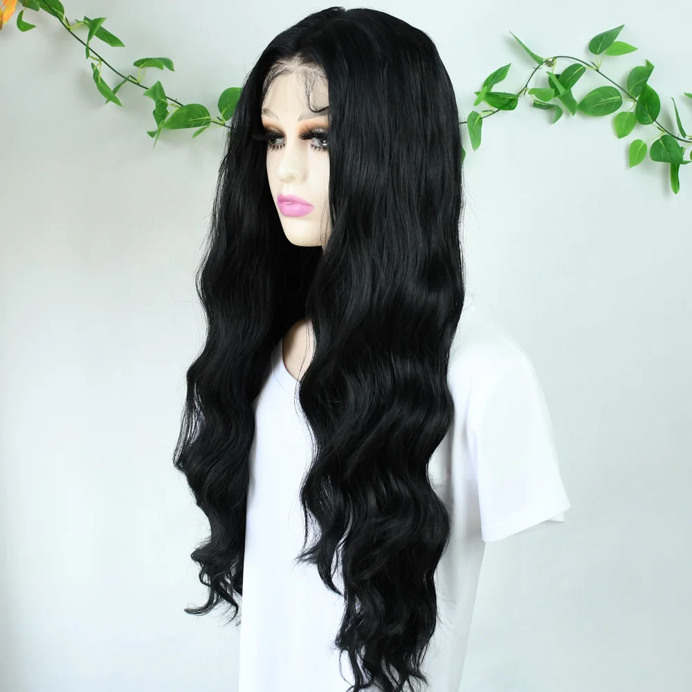 Объемная волна 13x4 Hd Прозрачные парики фронта шнурка Синтетический парик Бразильский 30 40-дюймовый объемный волнистый парик фронтальной части шнурка для женщин