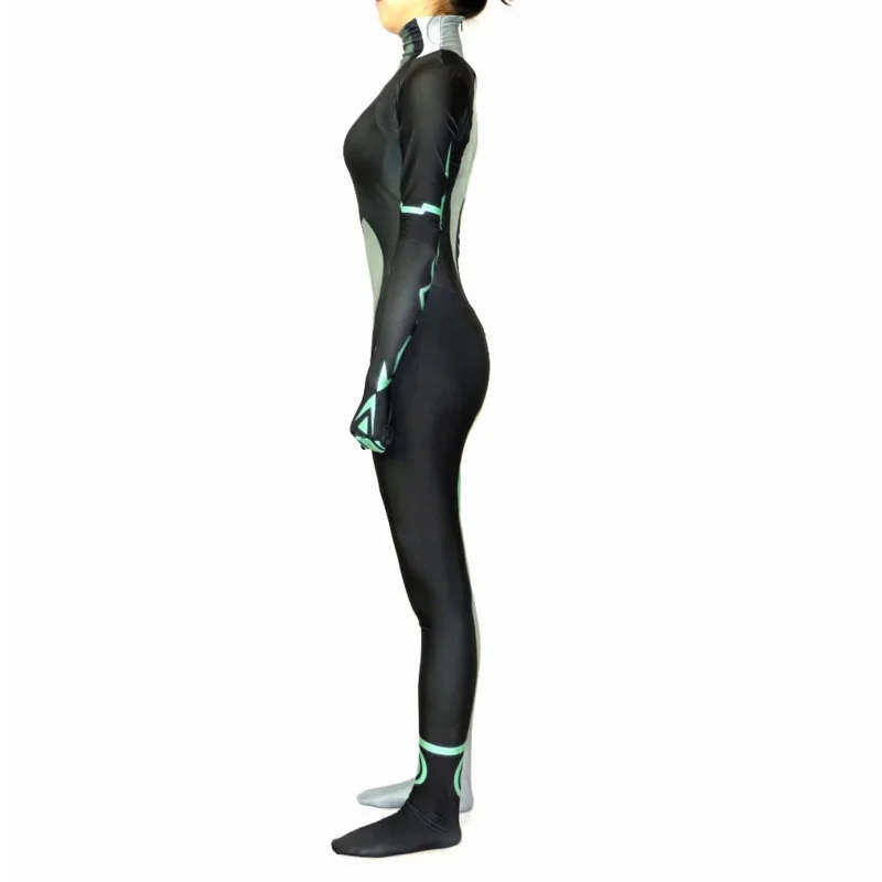 Woman Fantasia Twilight Princess Cosplay Costume Ladies Midna Zentai Jumpsuit Costume Monkey Halloween Carnival BodySuit