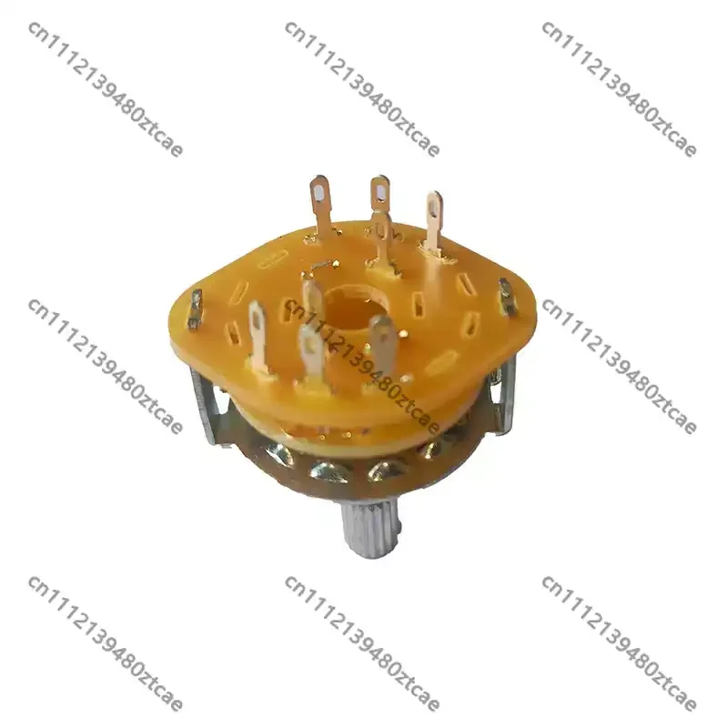 RS25 Band Switch Rotary Selector Switch 1/2 Pole 3/4/5 Position Shaft 15mm 20mm Audio Signal Channel Select Control Switch