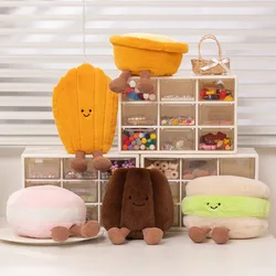 Cartoon Dessert Party Cute Egg Tart Macaroon Plush Doll Dew Li Creative Food Living Room Ornaments Pet Toys