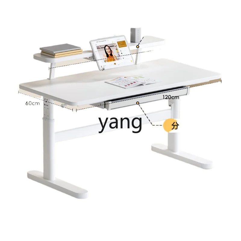 CX Children's Desk Writing Desk Household Primary School Student Adjustable Solid Wood Table and Chair