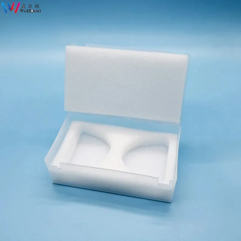 25pcs Denture Storage Boxes With Foam Sponge Dental Implant Storage Plastic Tooth Box Clinic Case Dentist Consumables