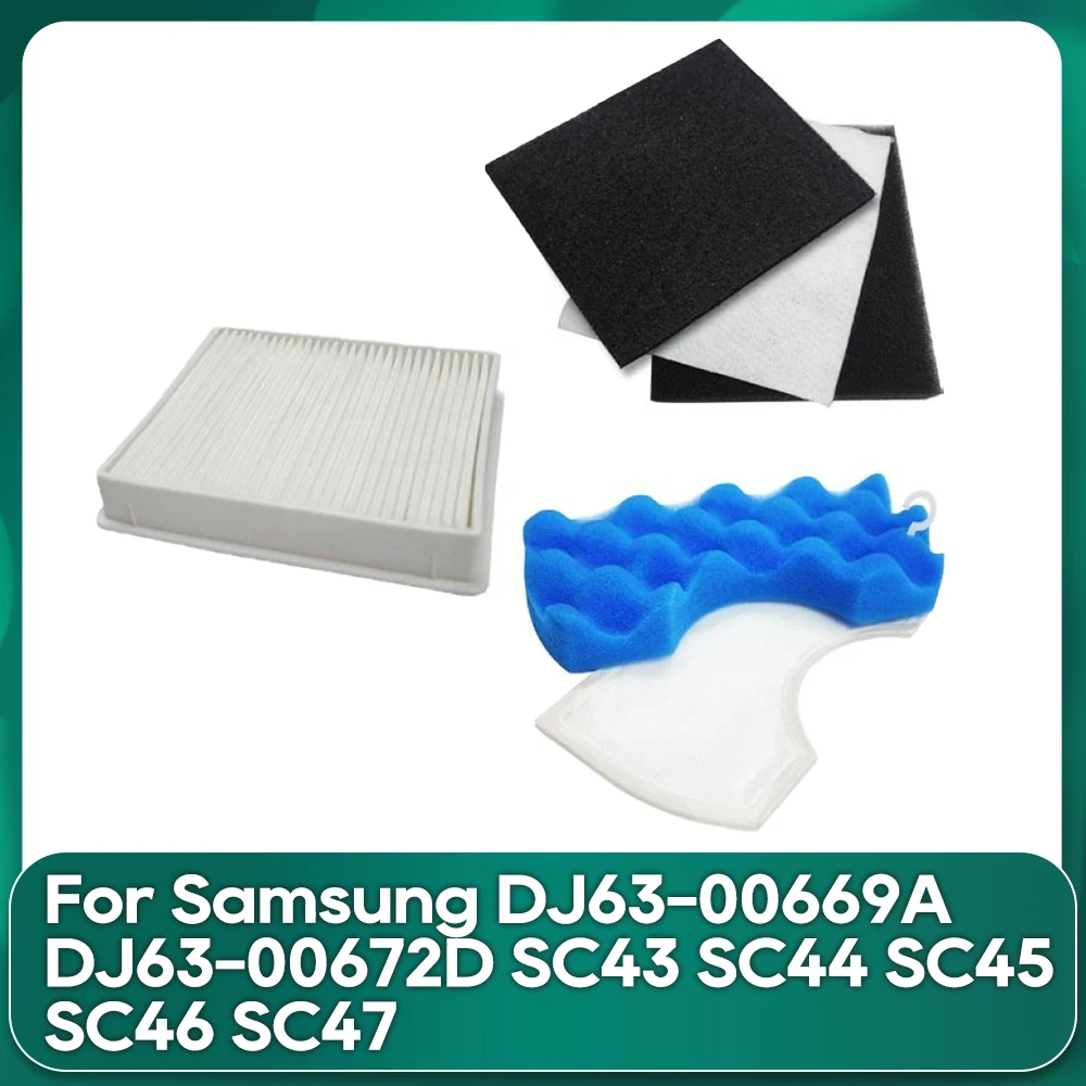 Compatible For Samsung DJ63-00669A DJ63-00672D SC43 SC44 SC45 SC46 SC47 Series Dust Motor Hepa Filter Replacement Spare Parts