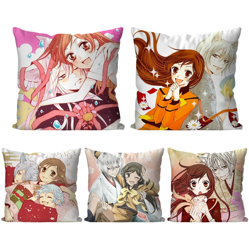 Kamisama Love Anime Pillow Case Square Pillow Bedroom Sofa Leisure Comfort Cushion Car Living Room Home Decoration 40X40