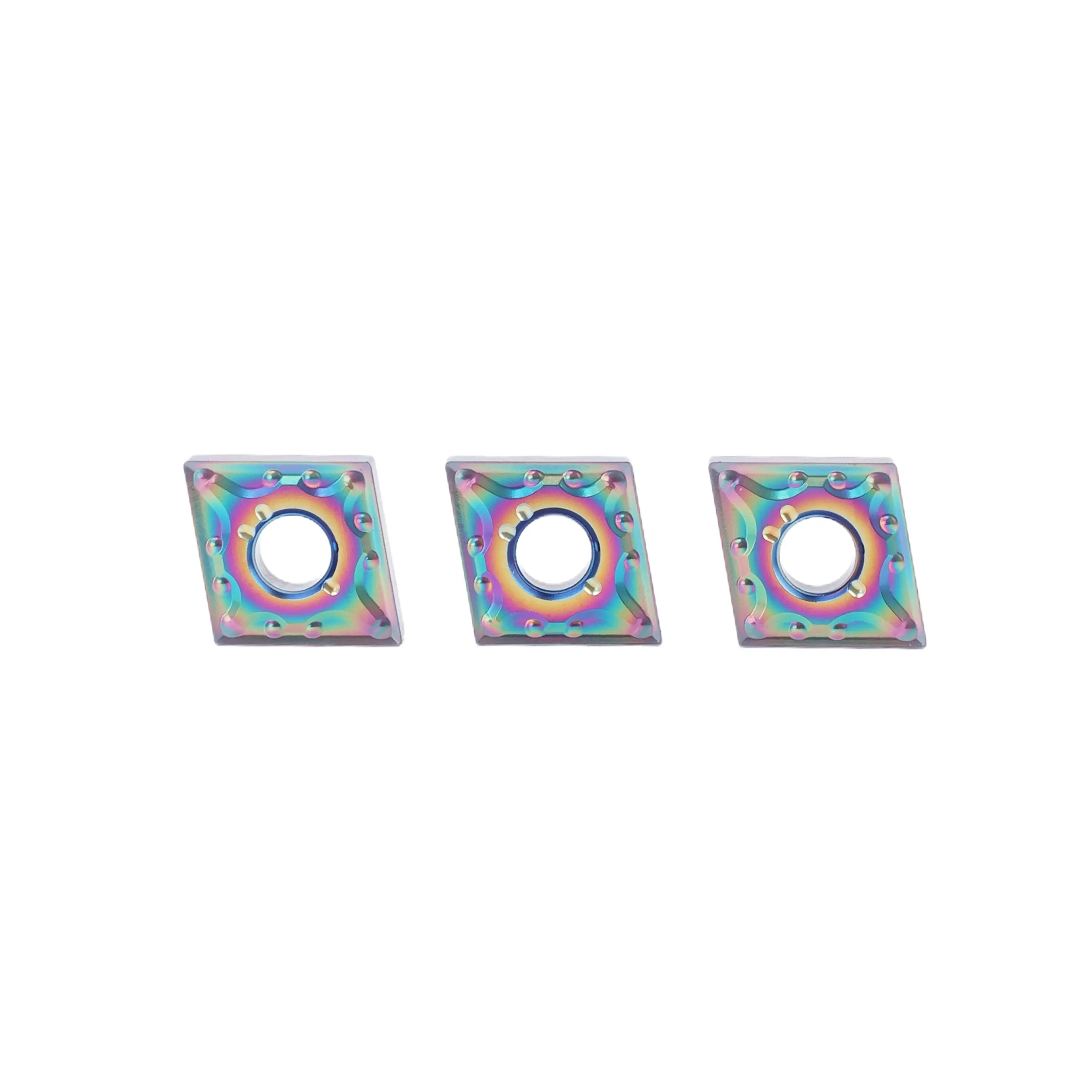 10PCS CNMG120404-MA Carbide Insert CNC Lathe Tools for Steel/Iron/Stainless TiAlN Coated Indexable Turning Blades Hi-Speed Preci