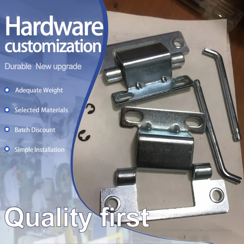 10pcs Detachable Hidden Door Hinges for Industrial Machinery Equipment Cabinets - Hardware Applications