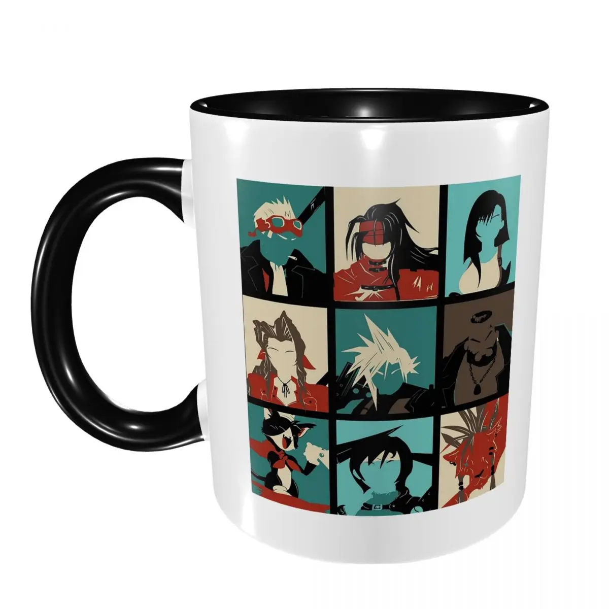 Fantasy Final Seven Mug Funny Ceramic Coffee Cups Tea Mugs Milk Cup Drinkware Gift for Friends