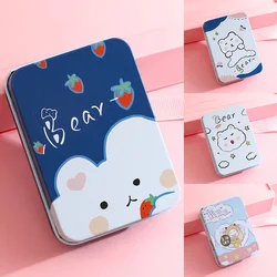 New Vintage Cartoon Tin Box Sealed Jar Packing Boxes Coin Earrings Headphones Gift Box Jewelry Candy Box Small Storage Cans