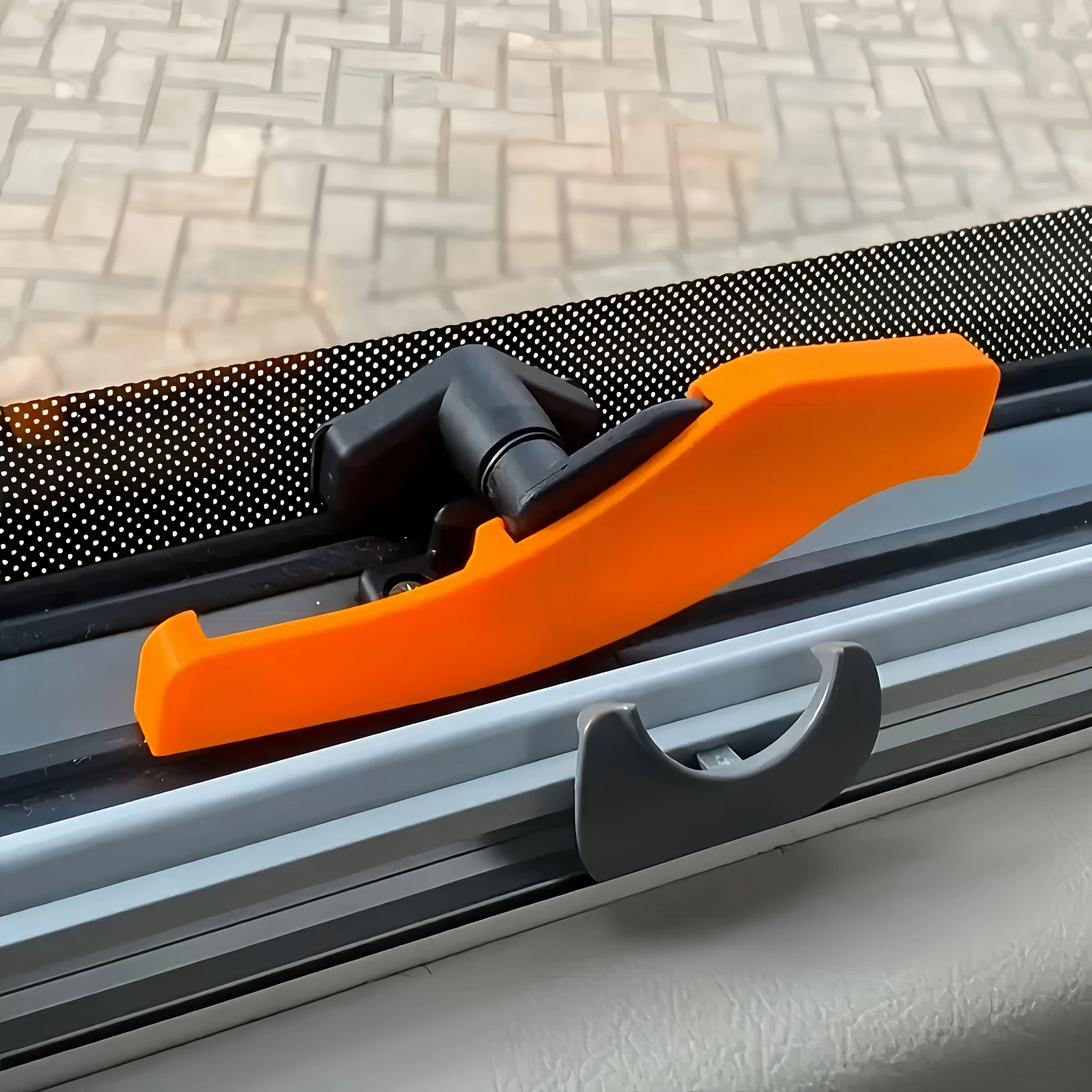 RV 창문 보안 잠금 세트 2개, RV 및 캠핑카용 창문 안전 잠금장치, 폴리플라스틱과 호환되는 RV 창문 안전 잠금장치