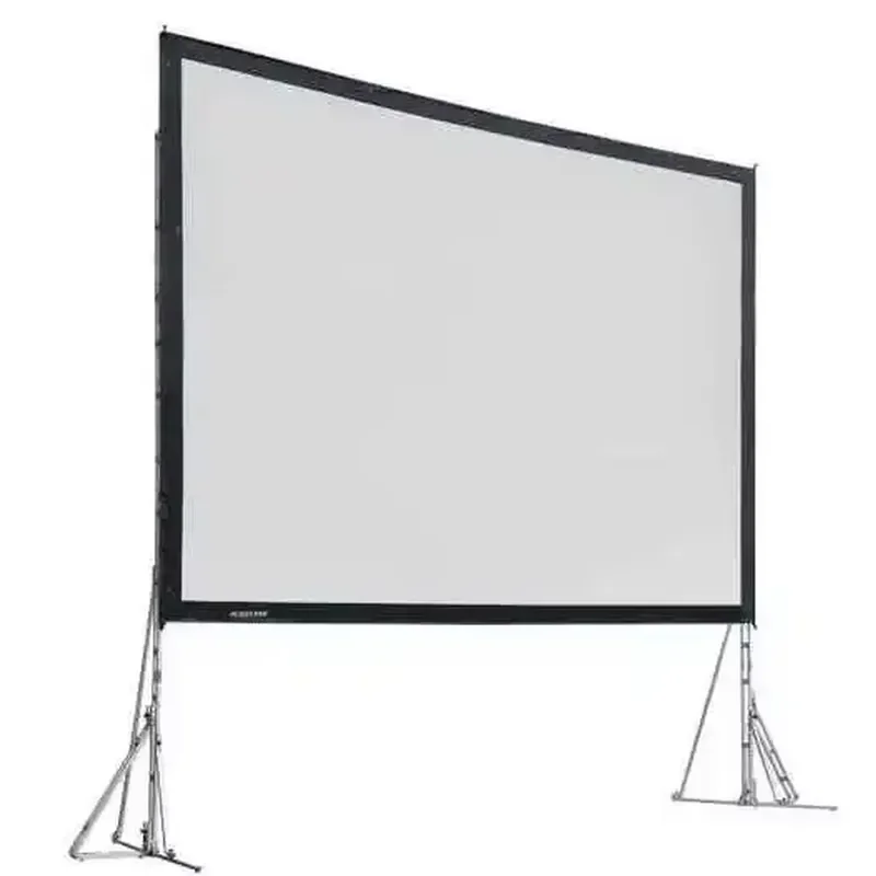 High Quality Aluminium 180 Inch Fast Fold Projector Screen in Frame Pvc Soft Material