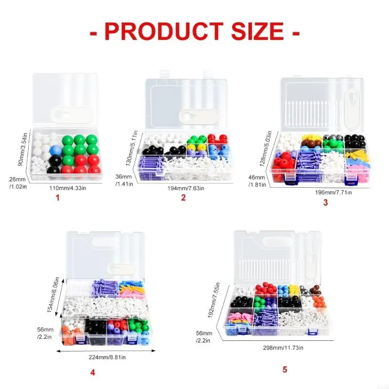 LXAA Molecular Model Kits voor organische chemie Atoms Model Set Teaching Tool