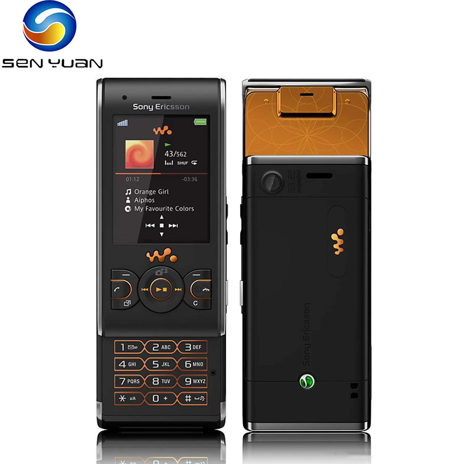 Sony Ericsson ดั้งเดิม W595 3G โทรศัพท์มือถือ2.2 ''TFT กล้อง3.15MP หน้าจอ320P @ 15fps วิดีโอบลูทูธ FM วิทยุสไลเดอร์โทรศัพท์มือถือ