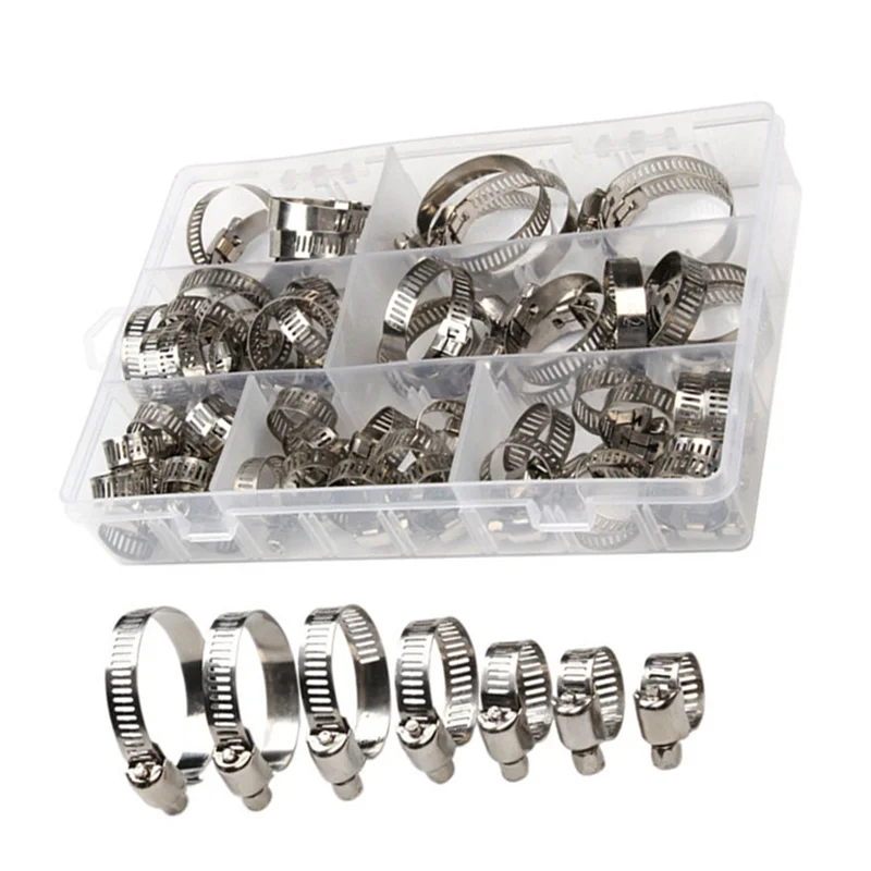 AT48-60Pcs 8-38Mm Adjustable S - огляд і ціна Plastic Pipe Clip