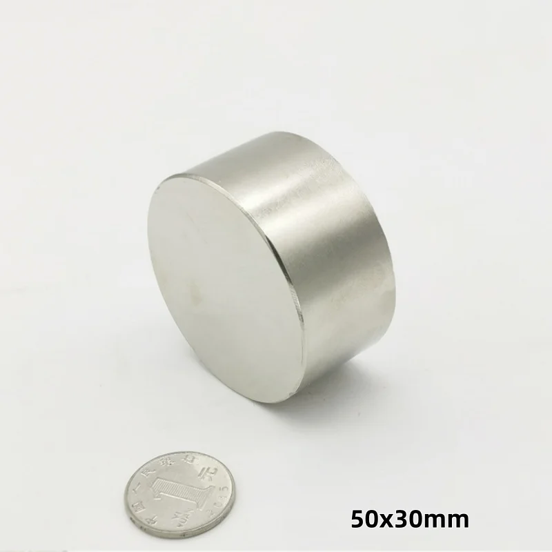 50x30mm Big Round Super Strong  Magnets Rare Earth Circular Magnet 50*30mm For DIY, Building,Crafts 50*30