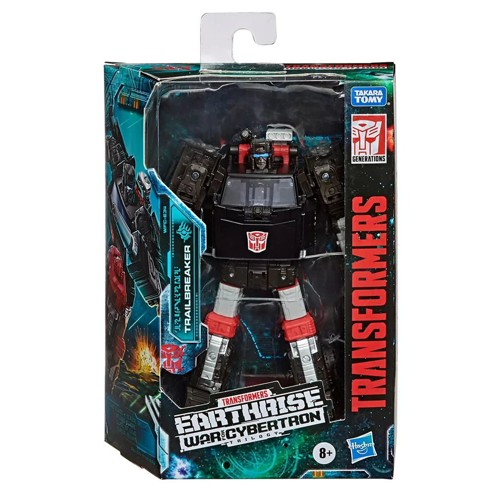 [In-Stock] Hasbro Transformers War for Cybertron Earthrise WFC-E34 Trailbreaker 14cm Deluxe Class Action Robot Model Figure Toys