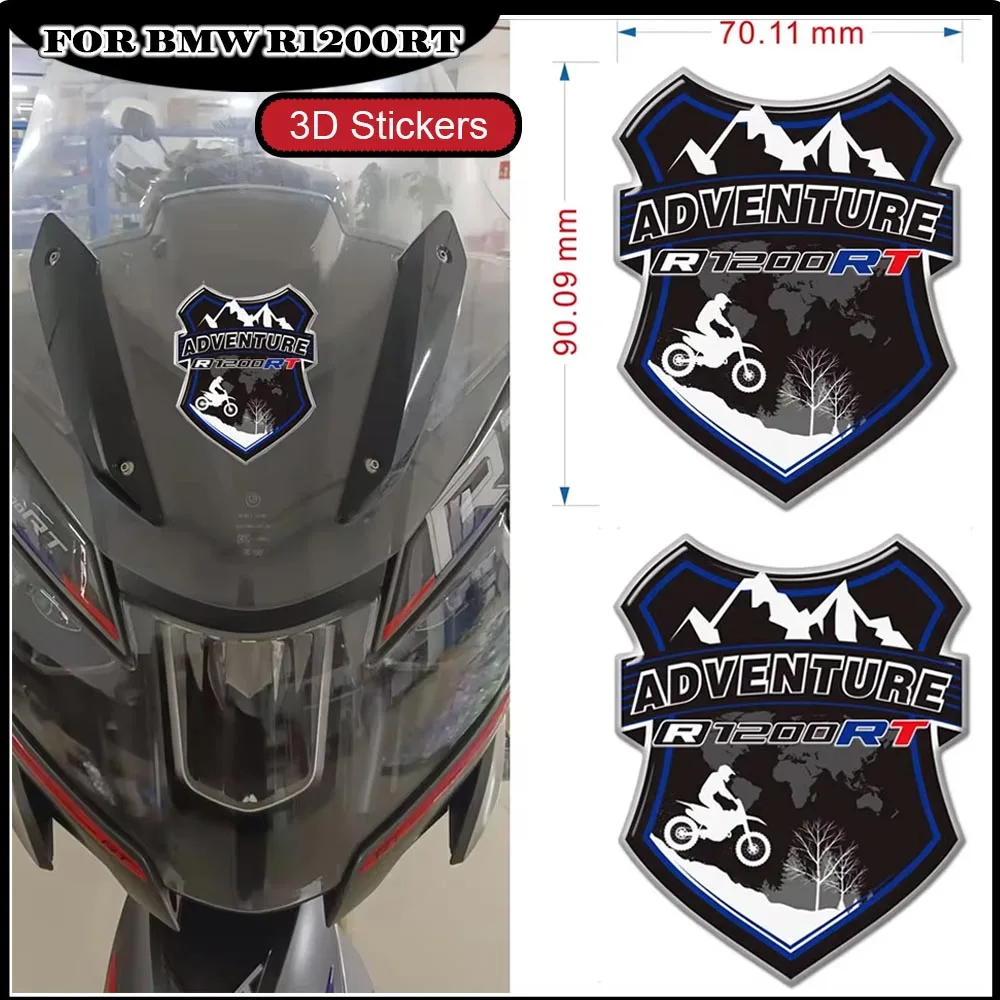 

For BMW R1200RT R 1200 RT Tank Pad Windshield Trunk Luggage Case Emblem Logo Decal Protector Fairing Protection Stickers