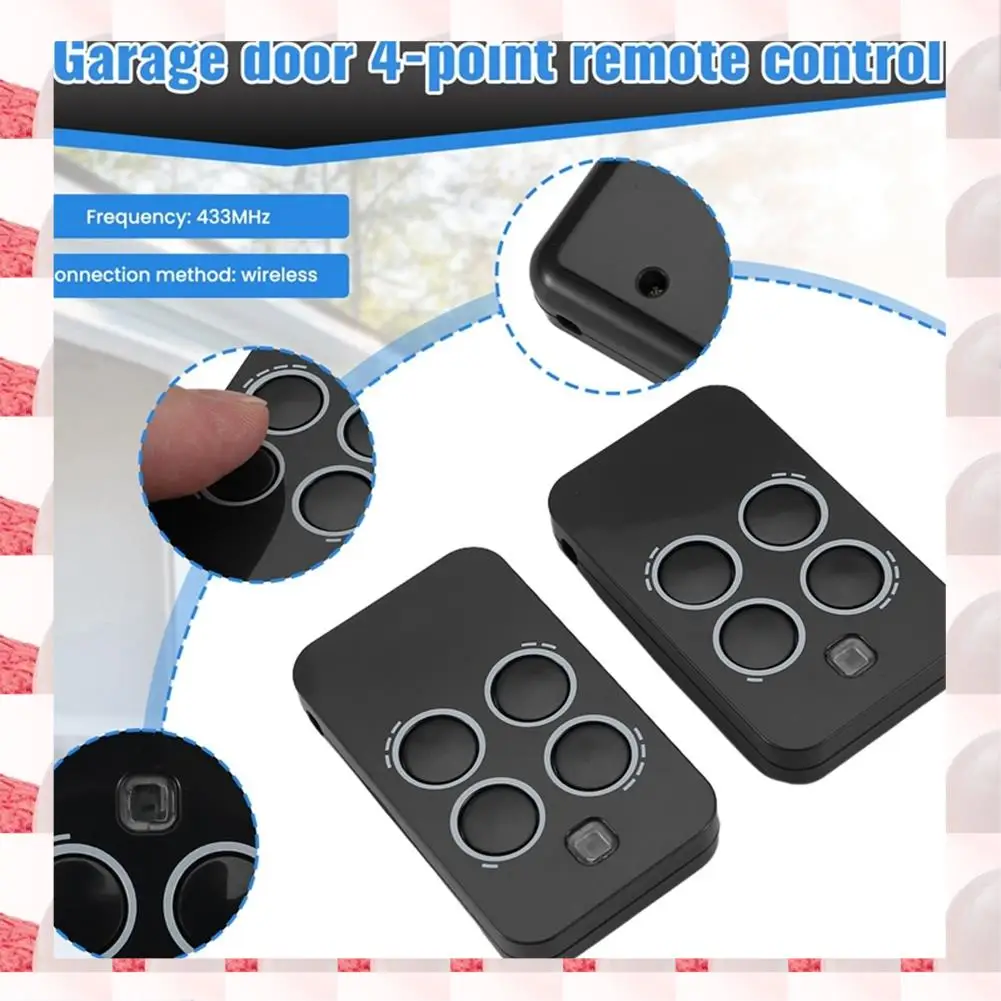 

ABGN Gate Door / Garage Remote Control 433Mhz Gate Control Rolling Code Remote Control Garage Opener